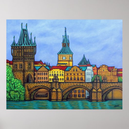 Poster Photos des couleurs de Prague (Devant)