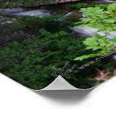 Poster Photos des lacs et cascades. Plitvice Croatie (Coin)