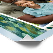 Poster Photos familiales Patchwork Floral Gallery Modèle (Coin)