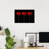 Poster Photos sur l'affiche noire (Bureau à domicile)