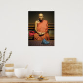 Poster Phra Dhammayanmuni ... moine bouddhiste (Cuisine)