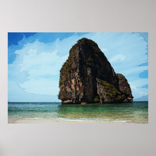 Poster Phra-Nang Krabi Thaïlande (Devant)