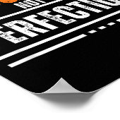 Poster Phrase motivante vintage progrès pas perfection (Coin)