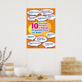 Poster Phrases bibliques quotidiennes 1 (Cuisine)