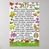 Poster Phrases Whimsical pour enfants Conception (Devant)