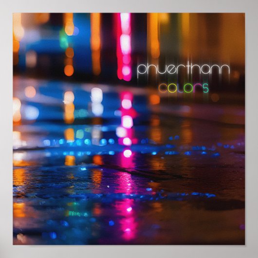 Poster Phuerthann "Couleurs" Album Art (Devant)