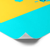 Poster Phuket - Carte de la ville de Thaïlande Gloria (Coin)