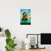 Poster Phuket Thaïlande Rétro (Bureau à domicile)
