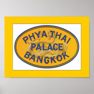 Poster Phya Thai Palace Bangkok (frontière)