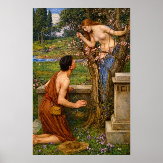 Poster Phyllis et Démophoon par John William Waterhouse (Devant)