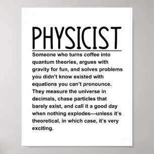 Poster Physicien