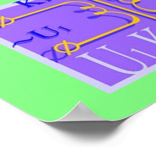 POSTER PHYSIQUE (Coin)