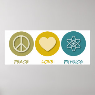 Poster Physique d'amour de paix