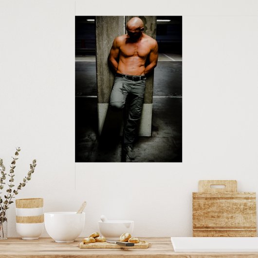 Poster Physique masculine (Cuisine)