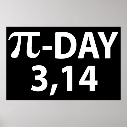 Poster Pi (Devant)