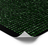 Poster Pi 2025 Chiffres Matrice Conception Cool Pour Math (Coin)