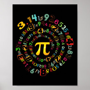 Poster Pi 314 Math Pi Lovers Garçon Fille Toddler Mathéma