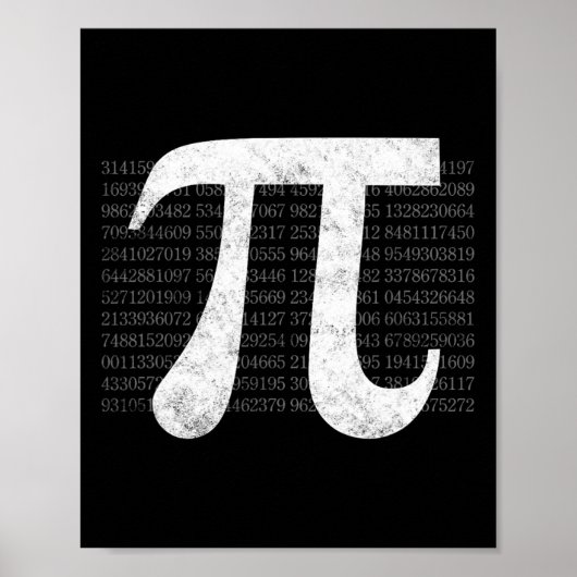 Poster Pi 3.14 Pi Happy Pi Day Math (Devant)