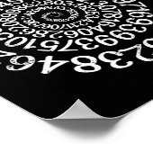 Poster Pi = 3,14 Spiral Math Science Geek 3,14 Pi Day Ste (Coin)