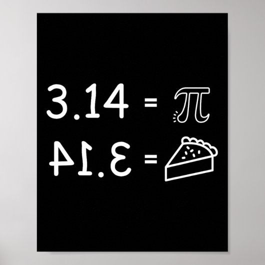 Poster Pi Conspiration Pie Fun Pi Day Math (Devant)