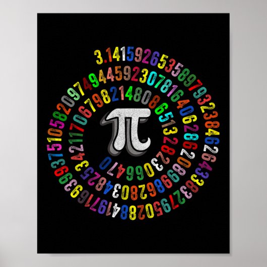 Poster Pi Day 3.14159 Pi Symbole Enseignant Sciences Et M (Devant)