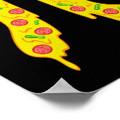 Poster Pi Day Enfants Pizza Pi Funny Math Nourriture (Coin)