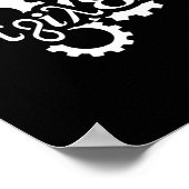 Poster Pi Day Enginerd Engineer Gear mécanique (Coin)