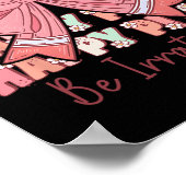 Poster Pi Day Femmes Coquette Bow Pi Day Être Irrationnel (Coin)