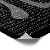 Poster Pi Day Funny Pi Tee Math Nerd Être irrationnel (Coin)