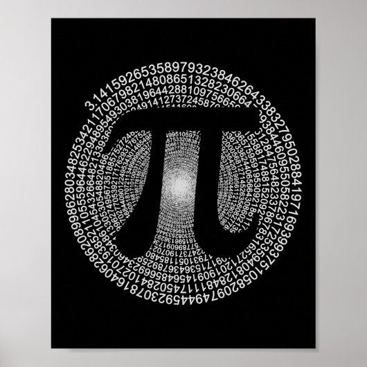 Poster Pi Day Geek de mathématiques Enseignant 3.14 Pi Da (Devant)