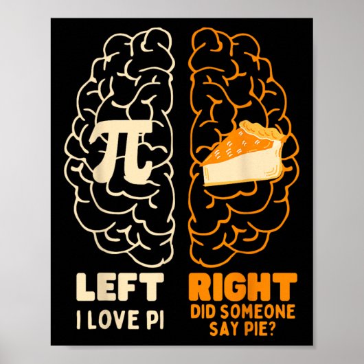 Poster Pi Day I Love Pie Math Lover Professeur Etudiant H (Devant)