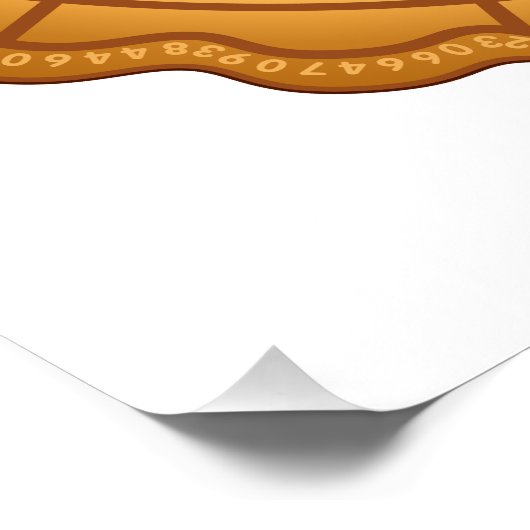 Poster Pi Day, Mange Pie ! 14 mars (Coin)