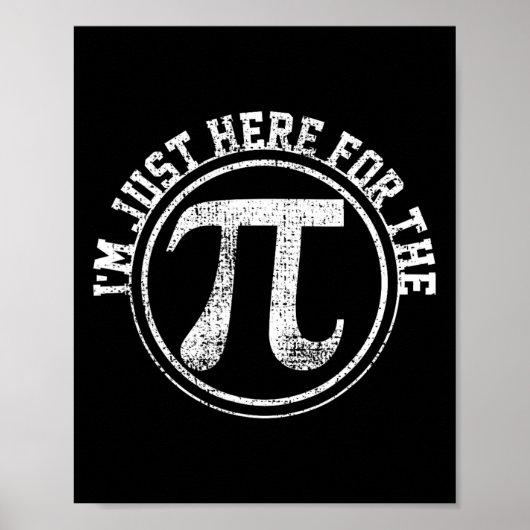 Poster Pi Day Math Science Cadeau Étudiant enseignant Vin (Devant)