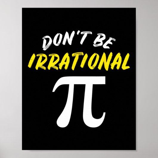 Poster Pi Day Math Science Drôle Enseignant Cadeaux Mens (Devant)