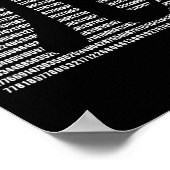 Poster Pi Day Math Science Drôle Enseignant Cadeaux Mens  (Coin)
