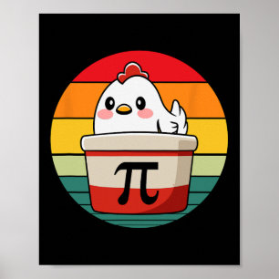 Poster Pi Day Picken Pot Pie Math Professeur de sciences