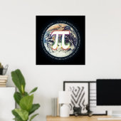 Poster Pi Day sur Terre | Maths (Bureau à domicile)