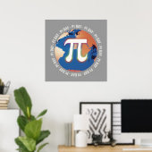 Poster Pi Day sur Terre | Maths (Bureau à domicile)