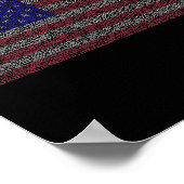 Poster Pi Day Usa Drapeau Math 3.14 Mars 14 (Coin)