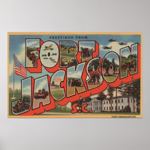 Poster Pi Jackson, la Caroline du Sud - grande scène de
