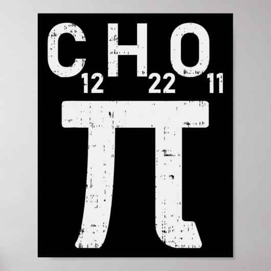 Poster Pi Jour Chemise à sucre Symbole Formule Math Chimi (Devant)