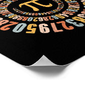 Poster Pi Jour Spiral Math Pi (Coin)