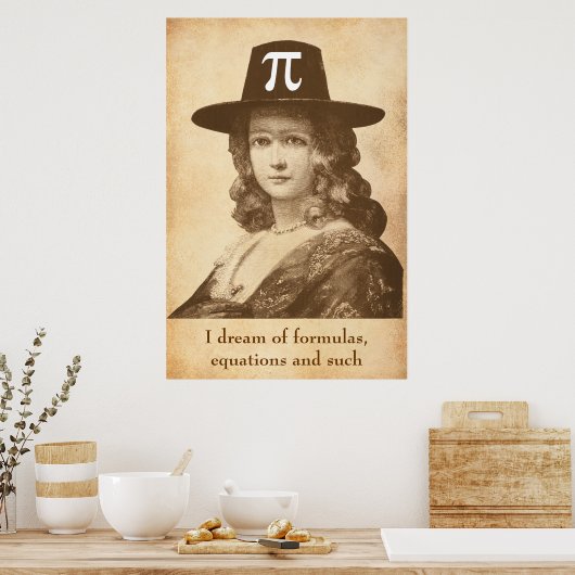 Poster Pi Lady Dreams (Cuisine)