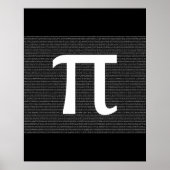 Poster Pi - L'Affiche Mathématique Irrationnelle Constant (Devant)