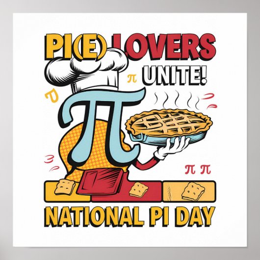 Poster Pi Lovers Unite (Devant)
