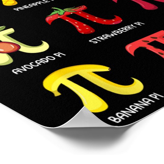 Poster Pi Menu Pie Mathématiques Jour Mathématiques Mathé (Coin)