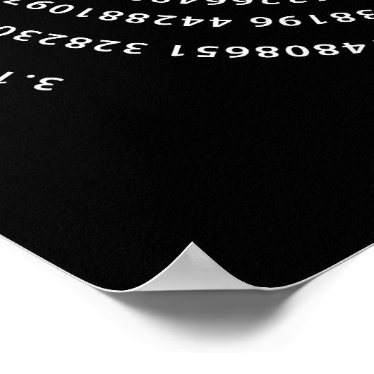 Poster Pi Number (Coin)