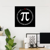 Poster Pi Number (Bureau à domicile)