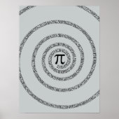 Poster Pi spirale Cliquez sur Personnaliser pour modifier (Devant)