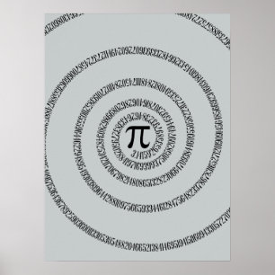 Poster Pi spirale Cliquez sur Personnaliser pour modifier